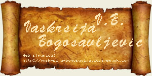 Vaskrsija Bogosavljević vizit kartica